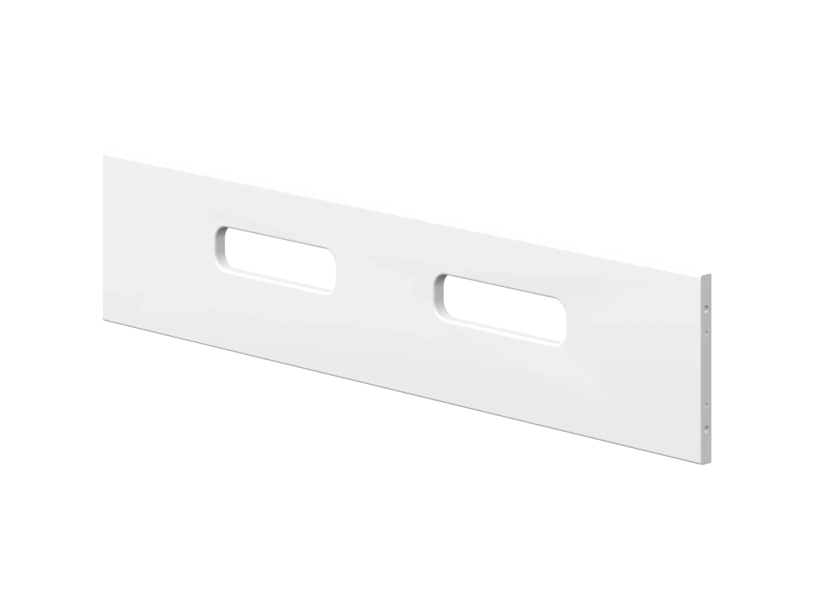 1/2 Safety Rail, White