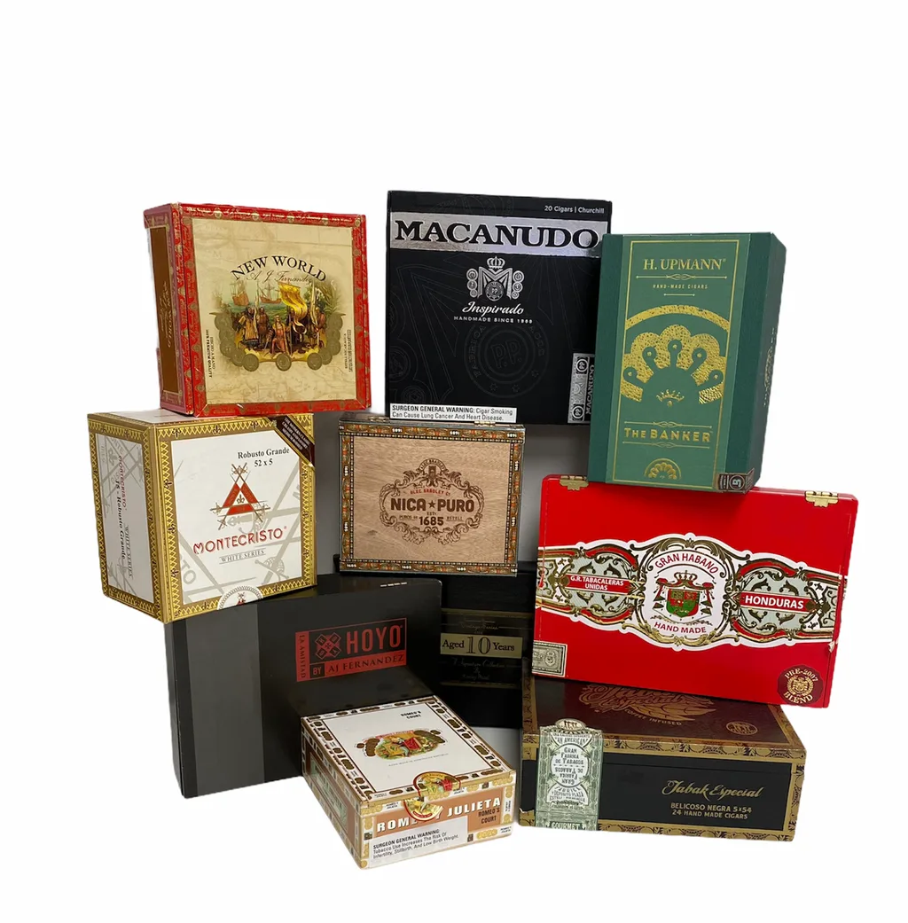 10 Premium Empty Cigar Boxes - Image 2