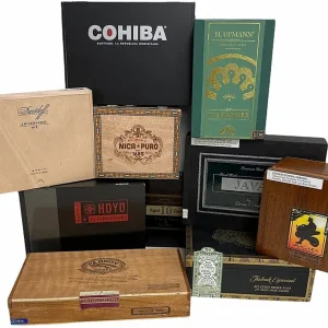 10 Premium Empty Cigar Boxes