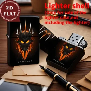 2D Retro Fantasy Dragon Helmet Lighter Shell