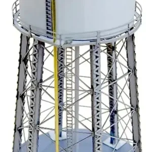 Advance N Gauge Water Tower Paper Model Kit, 1/150 Scale Structure