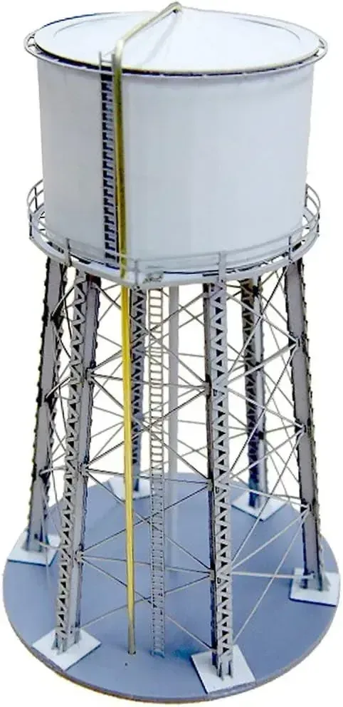 Advance N Gauge Water Tower Paper Model Kit, 1/150 Scale Structure