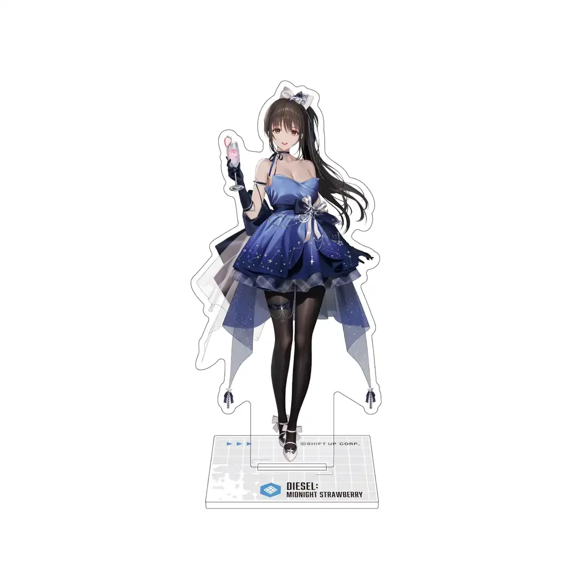 Algernon Products Victory Goddess Nikke Acrylic Stand Diesel Midnight Strawberry