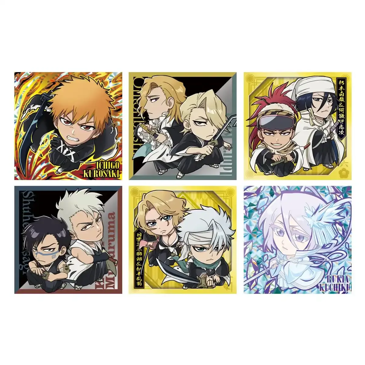Bandai Bleach Seal Wafer Candy 20-Pack Baked Goods Collectible Set
