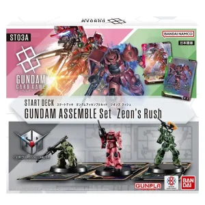 Bandai Gundam Card Game Start Deck Gundam Assemble Set Zeon Rush St03A Japanese version