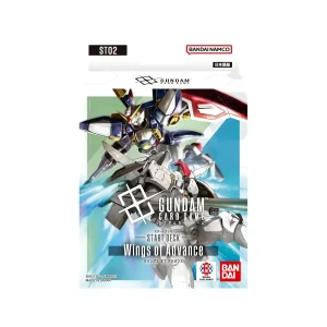 Bandai Gundam Card Game Starter Deck Wings of Advance ST02 Japanese Ver.