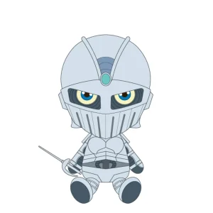 Bandai Namco Jojo's Bizarre Adventure Chibi Plush Silver Chariot Toy