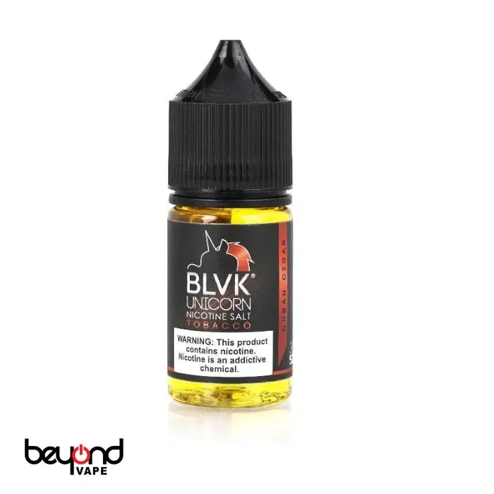 BLVK Unicorn Tobacco SALTS Cuban Cigar Vape e-liquid 30mL
