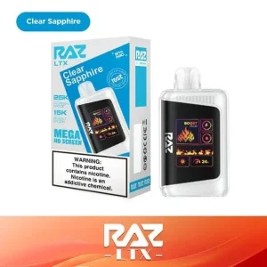 Clear Sapphire - RAZ LTX DC25000 Disposable Vape