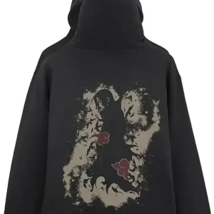 Cospa Naruto Shippuden Itachi Uchiha Zip Hoodie Black L