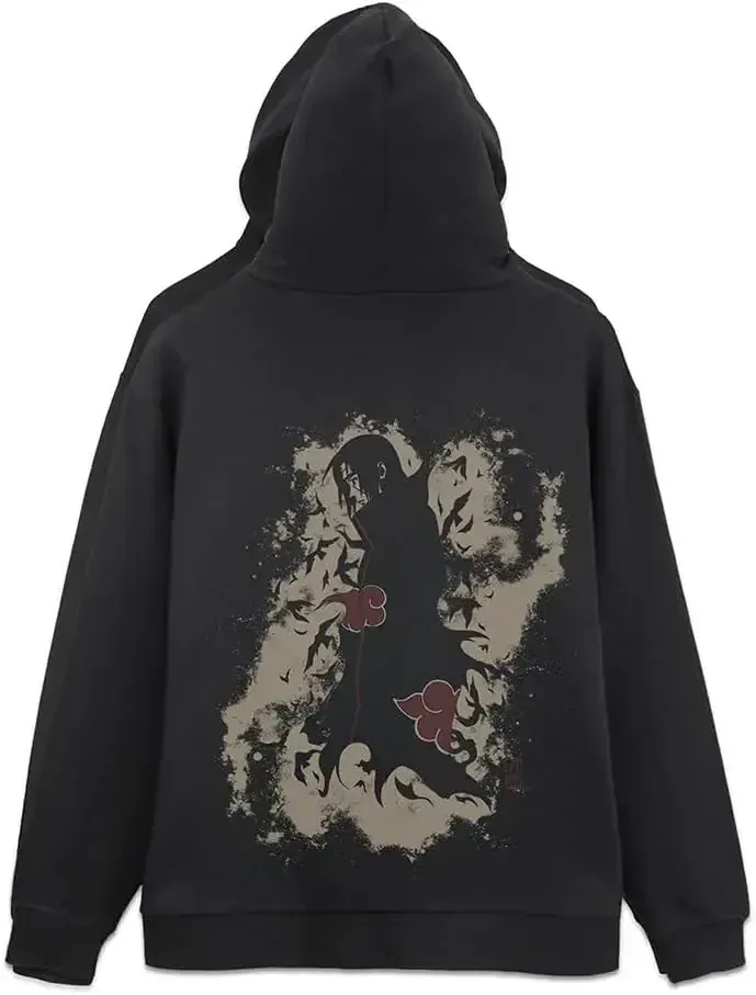 Cospa Naruto Shippuden Itachi Uchiha Zip Hoodie Black L