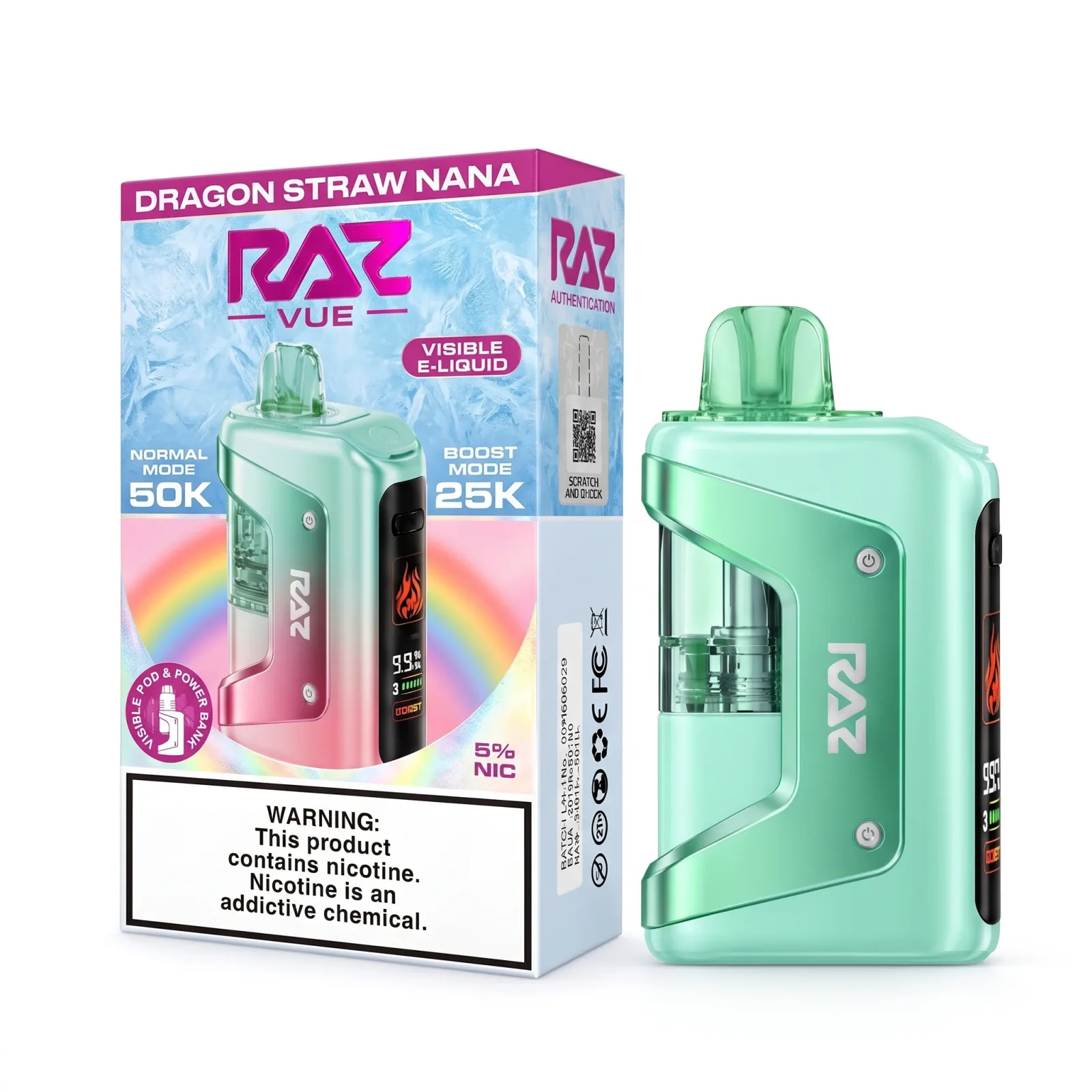 Dragon Straw Nana - RAZ Vue 50K Disposable Vape Kit