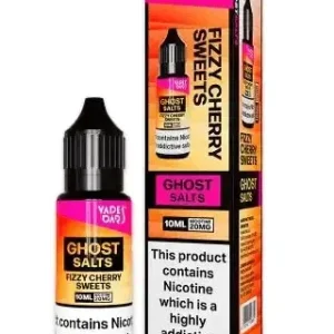 Fizzy Cherry Sweets Ghost Nic Salts Vape Bars