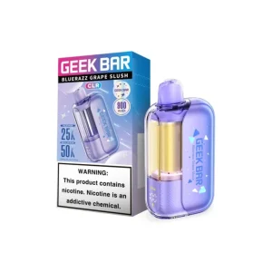 Geek Bar CLR 50K: Blue Razz Grape Slush