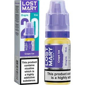 Grape ice Lost Mary Nic Salts e-liquid 10ml