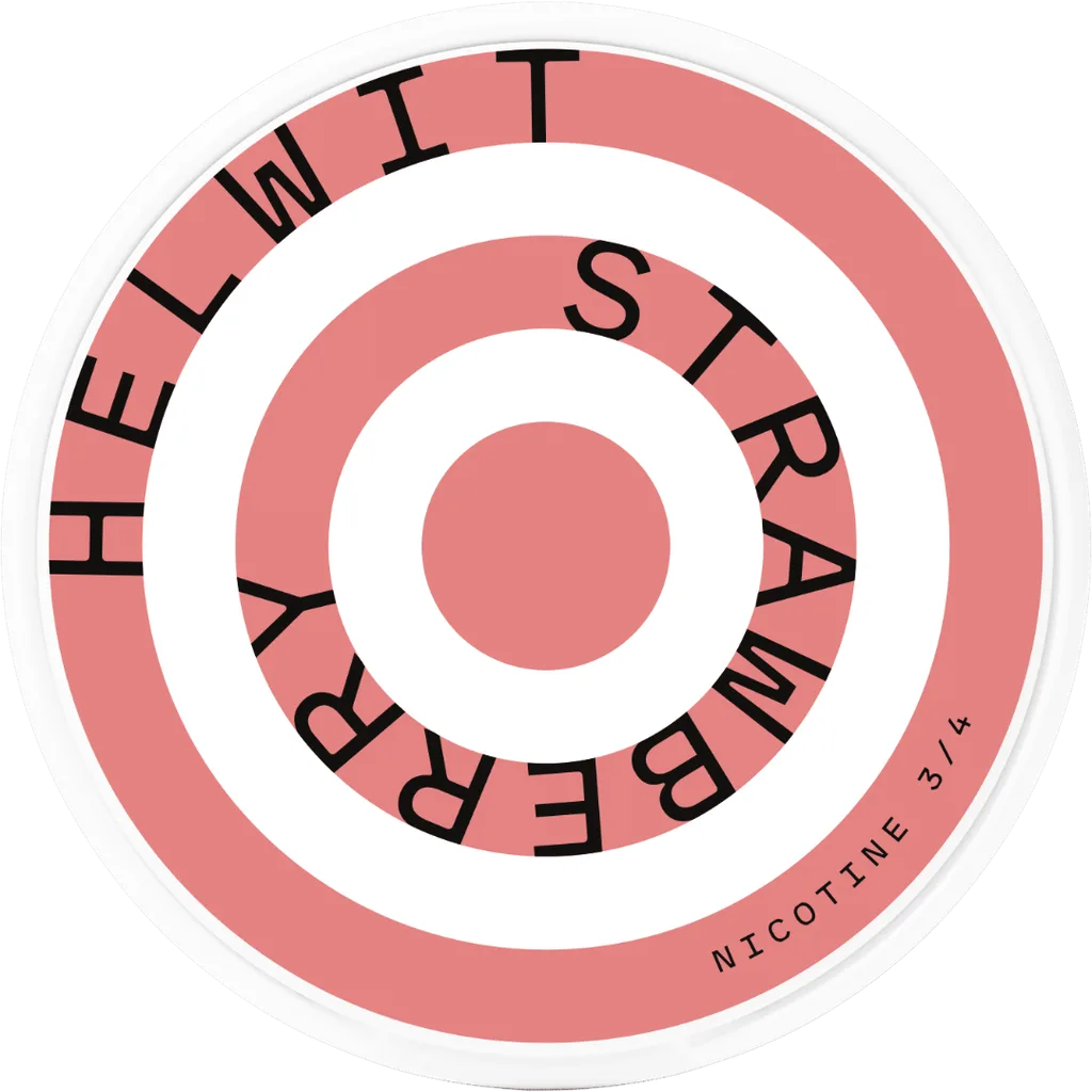 Helwit Strawberry 4.5mg Nicotine Pouches (5 Pack)