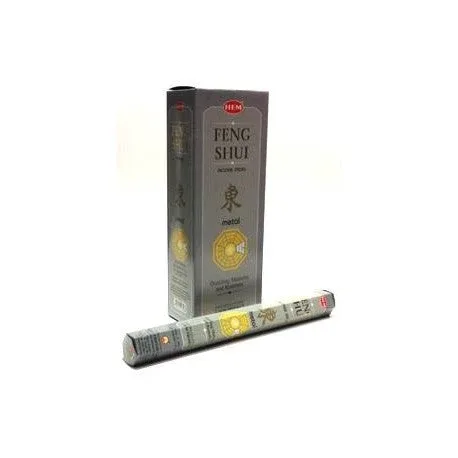HEM Feng Shui Metal 9″ Incense Sticks – Hex Box (20g)