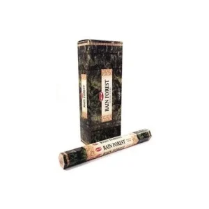 HEM Rainforest 9″ Incense Sticks – Hex Box (20g)