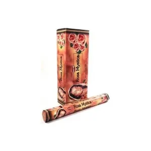 HEM Rosa Mystica 9″ Incense Sticks – Hex Box (20g)