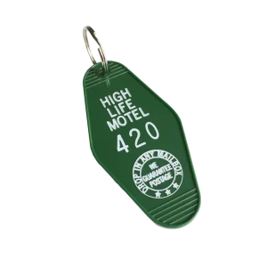 High Life Motel Weed Keychain