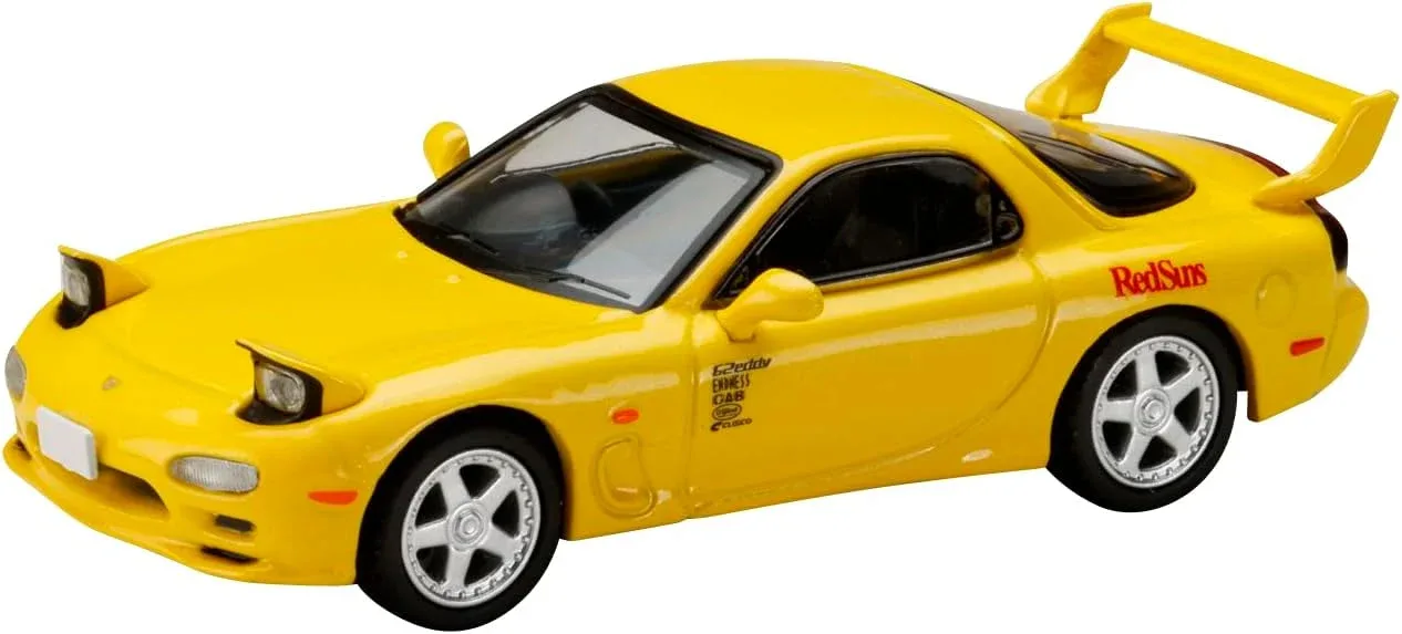 Hobby Japan Initial D 1/64 Mazda RX-7 RX-7 Diorama Set 30th Anniversary Model
