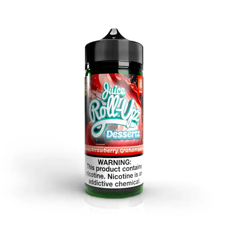 Juice Roll Upz Strawberry Graham Dessertz Series 120mL Freebase Vape Juice