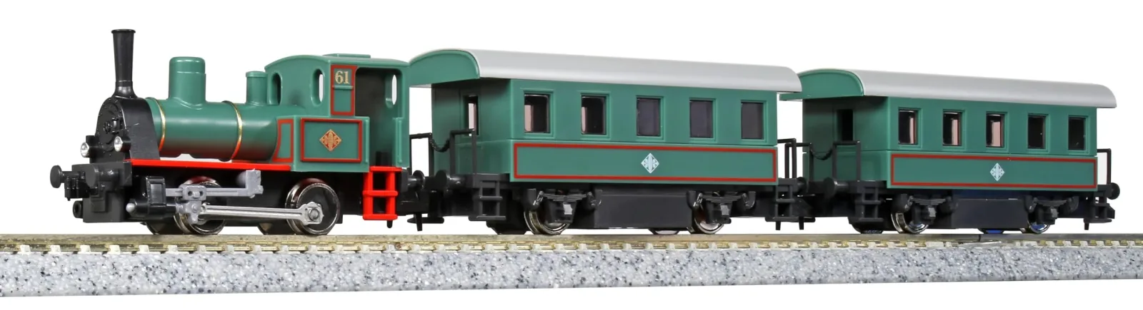 Kato N Gauge Chibi Loco Set Fun Town Steam Train Model Railway 10-503-1