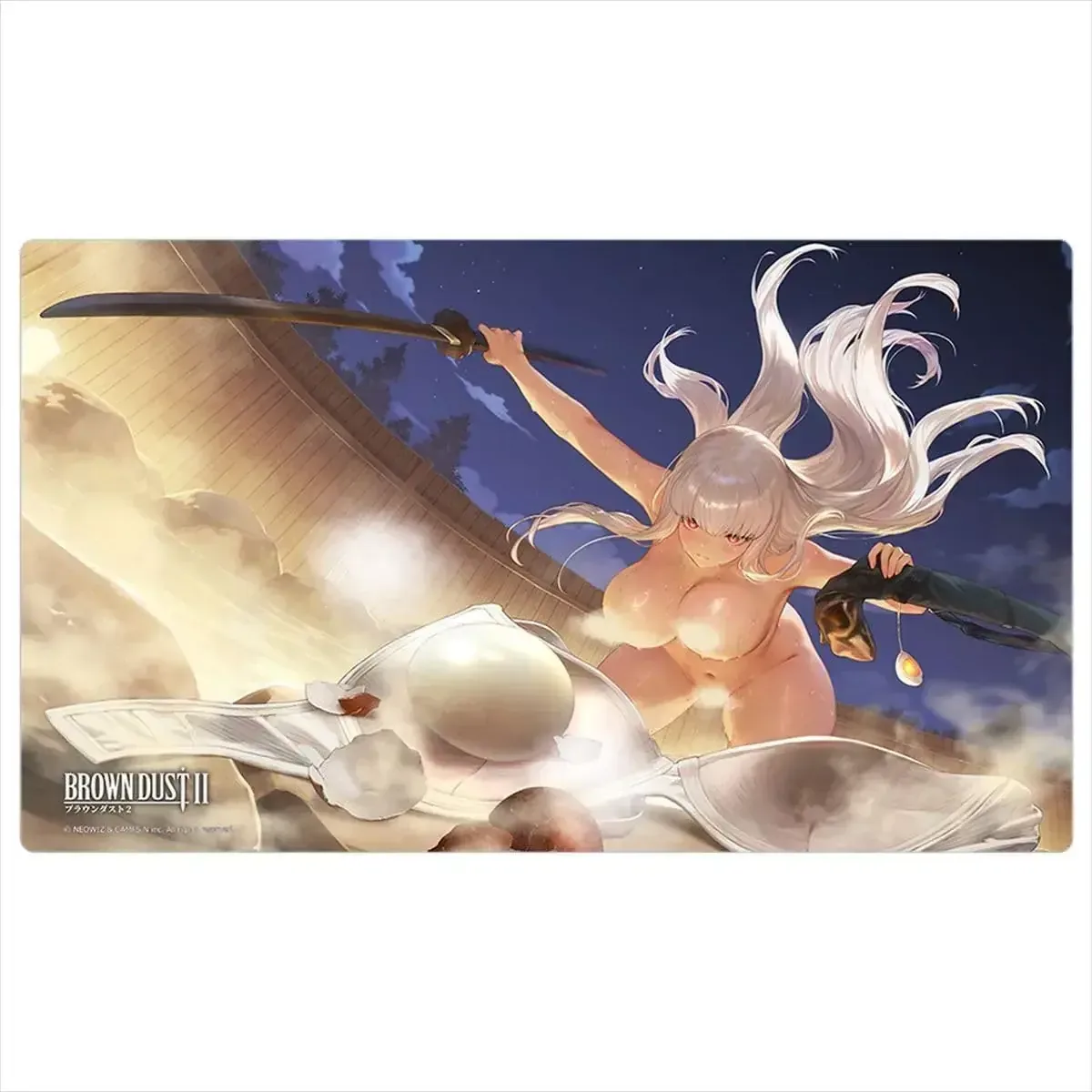 Keith Brown Dust 2 Playmat: Durable Rubber Mat for Card Games