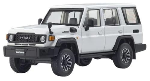 Kyosho 1/43 Toyota Land Cruiser 70 Super White II Model Ks03928W
