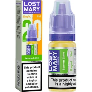 Lemon lime Lost Mary Nic Salts e-liquid 10ml