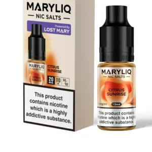 Lost Mary MaryLiq 10mg/20mg Citrus Sunrise Nic Salt E-liquid-£2.49