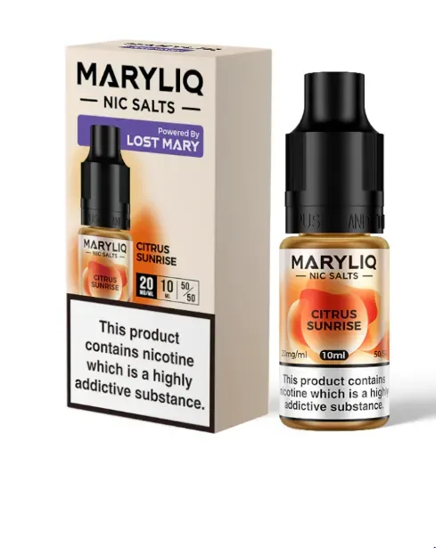 Lost Mary MaryLiq 10mg/20mg Citrus Sunrise Nic Salt E-liquid-£2.49