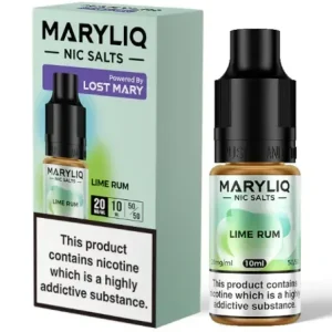 Lost Mary MaryLiq 10mg/20mg Lime Rum Nic Salt E-liquid-£2.49