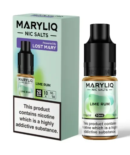 Lost Mary MaryLiq 10mg/20mg Lime Rum Nic Salt E-liquid-£2.49