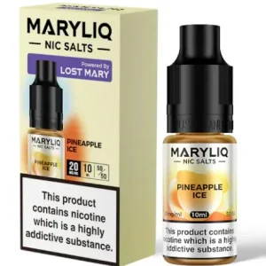 Lost Mary MaryLiq 10mg/20mg Pineapple Ice Nic Salt E-liquid-£2.49