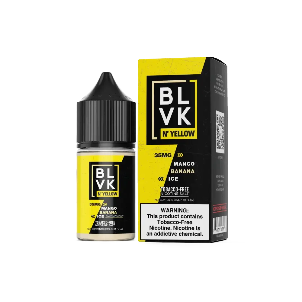 Mango Banana Ice by BLVK N’ Yellow TFN Salt 30mL