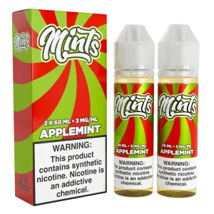 Mints Vape Co – Applemint – 120ML E-Liquid (Twin 60ML Pack)