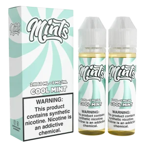 Mints Vape Co – Cool Mint – 120ML E-Liquid (Twin 60ML Pack)