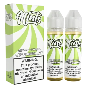 Mints Vape Co – Cucumbermint – 120ML E-Liquid (Twin 60ML Pack)