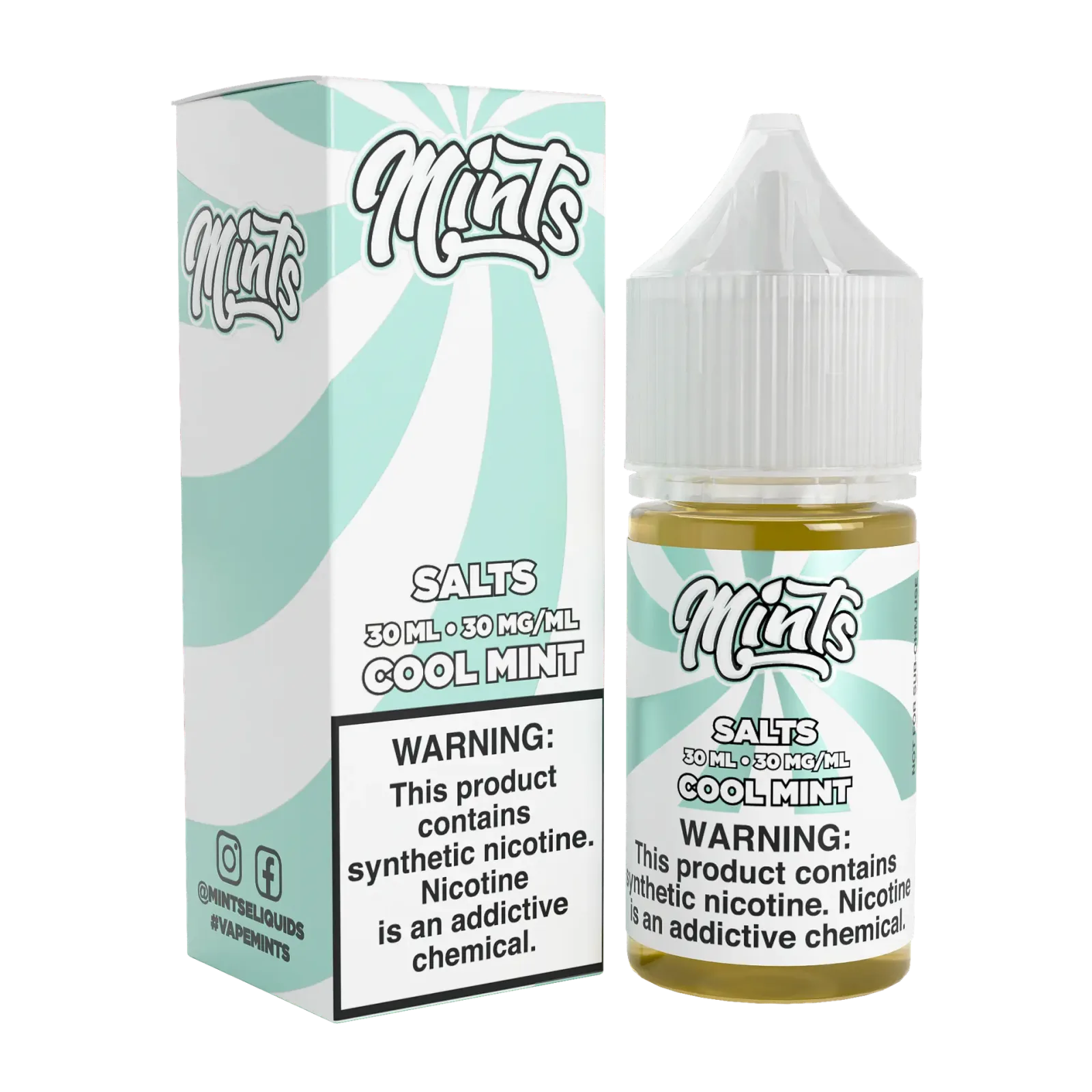 Mints Vape Co SALT – Cool Mint – 30ML E-Liquid