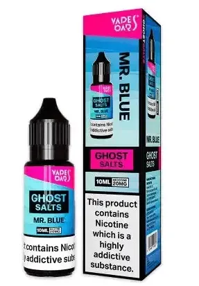 Mr Blue Ghost Nic Salts Vape Bars