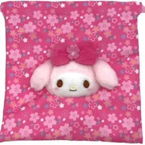 Nakajima Corporation Sanrio My Melody Sakura Kimono Drawstring Bag Japan Official
