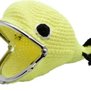 Naska Narake-chan Gamagchi Amigurumi Craft Kit Fluorescent Yellow