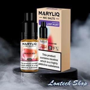 Peach Ice Nic Salt E-Liquid By Lost Mary Maryliq