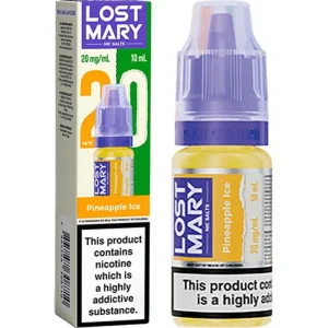 Pineapple ice Lost Mary Nic Salts e-liquid 10ml