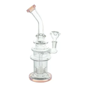 Pink Pagoda Bong - 10 inches water pipe