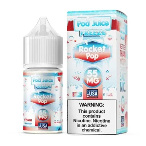 Pod Juice FREEZE SALT – Rocket Pop – 30ML E-Liquid