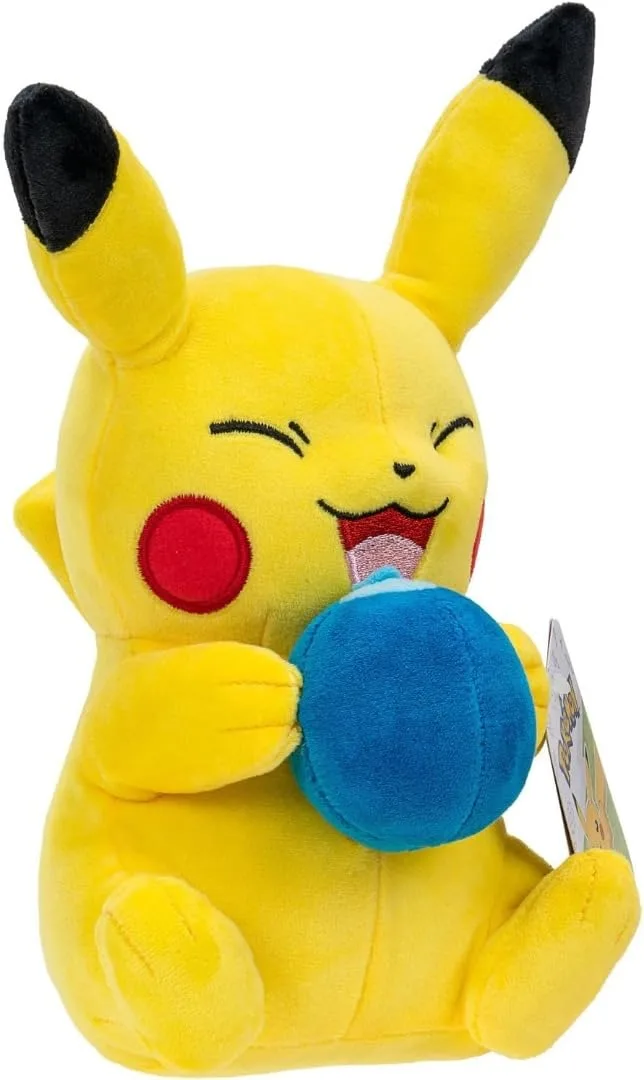 Pokemon Pikachu 8-Inch Blue Oranberry Plush Toy Stuffed Animal - Image 2
