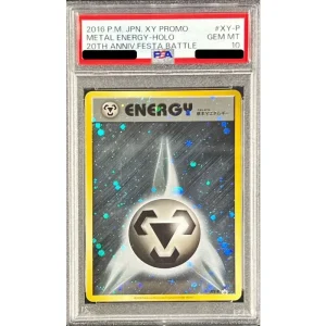 Pokémon TCG Basic Steel Energy Holo XY-P PSA10 Japanese Card