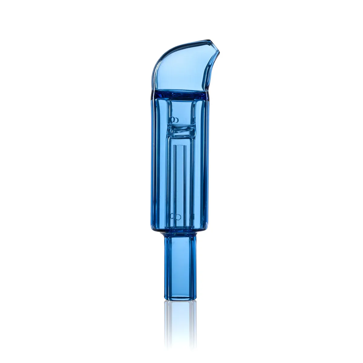 POTV Glass Curved Mini Bubbler - Image 2